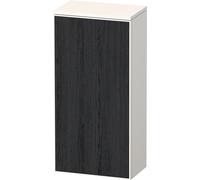 Armario de media altura Duravit Zencha, 400x240x819mm, tope izquierdo, ZE1350L16840000, Color: Frente: roble negro/carcasa: supermatt blanco