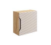 Armario de pared 1 puerta elora beige y madera