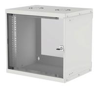 Armario De Pared Básico Intellinet 714167 9U 19 Pulgadas Gris-Blanco RAL 7035