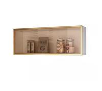 Armario de pared con luz LED, almacenamiento que ahorra espacio para baño, despensa y organización de medicamentos