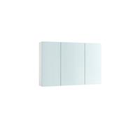 VASAGLE Armario de Pared con Espejo, Moderno Armario de baño con Espejo, Mueble de Almacenamiento con estantes Ajustables, 3 Puertas, 15 x 90 x 60 cm, colección Kailyn BBK032W01