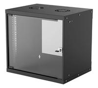 Armario De Pared Intellinet 714174 Línea Básica 9U Negro 540x487x400mm 19in