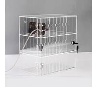 Armario de pared para teléfono móvil, transparente, ideal para oficinas, escuelara oficinas, escuelas, aulas y fábricas. Ideal para organizar dispositivos móviles y mejorar la productividad.