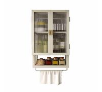 Armario de pared versátil con estantes para oficina, comedor, sala de estar, baño, color blanco, 40 x 14,5 x 70 cm, solución de almacenamiento que ahorra espacio