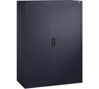 Armario de persiana con persiana horizontal C+P, H x A x P 1345 x 1000 x 420 mm, 3 baldas, 3,5 pisos de archivadores