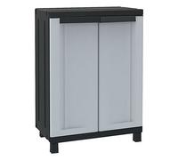 Armario De Plástico Terry 1002709 TWIST Negro 680 Gris Y Negro Gris