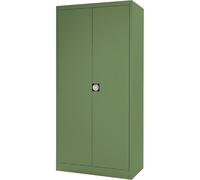 Armario de puertas batientes, H x A exterior 1950 x 950 mm mauser, con 4 baldas, profundidad 420 mm