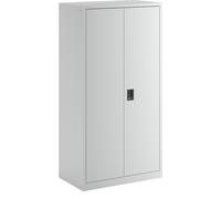 Armario de puertas batientes, H x A x P 1950 x 1000 x 580 mm LISTA, cuerpo vacío con 4 baldas