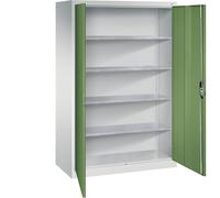 Armario de puertas batientes para taller C+P, H x A x P 1950 x 1200 x 600 mm