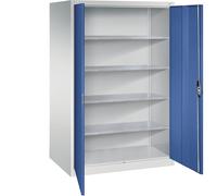 Armario de puertas batientes para taller C+P, H x A x P 1950 x 1200 x 800 mm