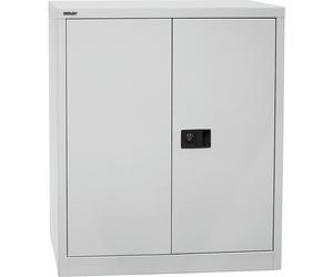 Armario de puertas batientes UNIVERSAL BISLEY, H x A x P 1000 x 914 x 400 mm, 1 balda galvanizada, 2 pisos de archivadores