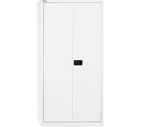 Armario de puertas batientes UNIVERSAL BISLEY, H x A x P 1950 x 914 x 400 mm, 4 baldas, 5 pisos de archivadores