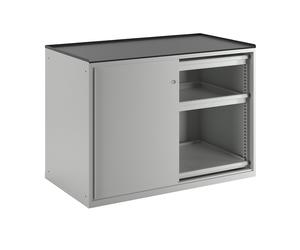 Armario de puertas correderas, carga máx. de la balda extraíble 75 kg LISTA, 4 cajones, 2 baldas extraíbles