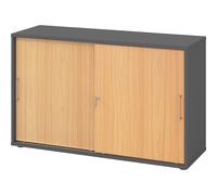 Armario de puertas correderas eurokraft pro, altura 748 mm, 1 balda