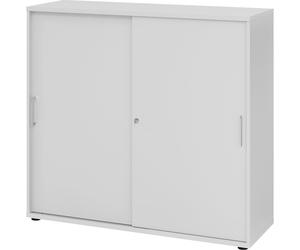 Armario de puertas correderas H x A x P 1100 x 1200 x 400 mm, 3 pisos de archivadores