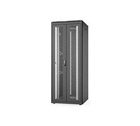 Armario de Red 42U Unique, 2053x800x800 mm Puertas Planas Dobles, Negro