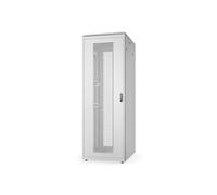 Armario de Red 47U, Unique, 2244x800x1000 mm Puerta Frontal Simple Puerta Trasera Doble, Gris