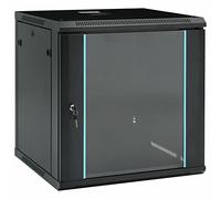 Armario de Red de Pared 12U 19" IP20, ShGaxin Bandeja Rack, Armario Rack, Gabinete De Pared, 600x600x640 mm