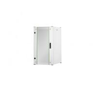 Armario de red de pie Hyper Pro 19" 22U rack 600x800, puerta frontal de vidrio, gris, 1000 kg