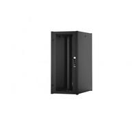 Armario de red de pie Hyper Pro 19" 26U rack 600x1000, puerta frontal perforada, negro, 1000kg