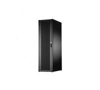 Armario de red de pie Hyper Pro 19" 42U rack 600x1000, puerta frontal perforada, negro, 1000 kg