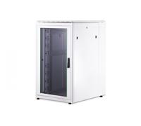 Armario de red de pie Unique 19" 26U rack 800x1000, puertas frontales de vidrio, gris, 800kg 1342x800x1000 mm, color gris (RAL 7035)