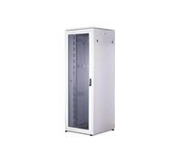 Armario de red DIGITUS de 19 pulgadas 47U - 80x80 cm - Serie Unique - Capacidad de carga 800 kg - Profundidad útil 743 mm - Gris