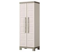 Armario de resina para exterior o interior con 4 estantes ajustables Excellence Keter
