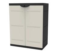 Plastiken Armoire basse TITANIUM 70cm, Negro, 2