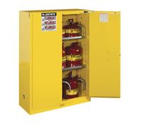 Armario de seguridad FM Justrite, H x A x P 1651 x 1092 x 457 mm, puertas de cierre automático