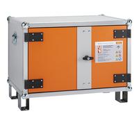 Armario de seguridad para carga de baterías PREMIUM CEMO, con pies, altura 620 mm