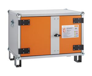 Armario de seguridad para carga de baterías PREMIUM CEMO, con pies, altura 620 mm