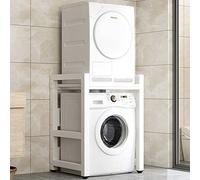Armario para lavadora de tambor, unidad de almacenamiento para lavadora, kit de apilamiento para lavadora y secadora, estante de almacenamiento para lavadora, para baño, cocina, balcón, lavandería,