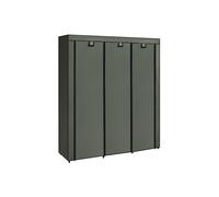 Armario de Tela Portátil Plegable 45 x 150 x 175 cm Verde Salvia