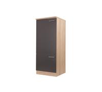 Armario De Transformación Refrigerador 60 Cm Roble Serrado Gris Merle Respekta