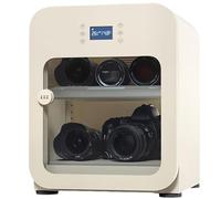Armario deshumidificador inteligente para cámaras de 40 L con pantalla LED, humedad ajustable del 35 al 55 % HR, caja deshumidificadora electrónica ultrasilenciosa para equipos fotográficos, archivo