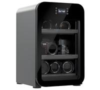 Armario deshumidificador inteligente para cámaras de 40 L con pantalla LED, humedad ajustable del 35 al 55 % HR, caja deshumidificadora electrónica ultrasilenciosa para equipos fotográficos, archivo