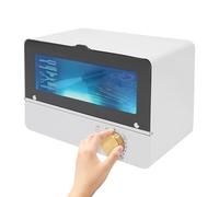 Armario Desinfection UV esterilizador UV ozono caja esterilización herramientas gabinete esterilización UV ozono temporizador 0-60min auto 6L 28x17x21cm seguridad puerta herramientas metal casa
