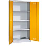 Armario ecológico eurokraft basic, 1800 mm de altura, 3 baldas