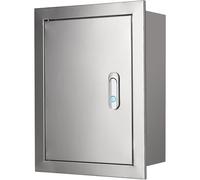 Armario Electrico de Acero Inoxidable 304, Caja Estanca Exterior Electrica Resistente a la Intemperie, Cuadro Electrico Superficie Montaje Empotrado y Oculto(25x30x15 cm/10x12x6 in)