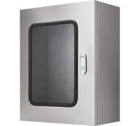 Armario Electrico de Acero Inoxidable 304, Caja Estanca Exterior Electrica Resistente a la Intemperie y al Agua IP65, Cuadro Electrico Superficie con Ventana Visible(40x50x20 cm/16x20x8 in)