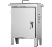 Armario Electrico de Acero Inoxidable 304 con Patas, Caja Estanca Exterior Electrica, Cuadro Electrico Superficie Montaje en Suelo, IP65(80x60x30cm/31x24x12in)