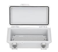 Armario eléctrico estanco IP67 de 01 02 015, gris, resistente al agua, incluye caja eléctrica, soportes y tornillos, fabricado en ABS + acero inoxidable