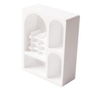ＡＷＨＡＯ Armario en Miniatura a Escala 1:12, Mueble en Miniatura, estantería para casa de muñecas, Mueble para Diorama, Blanco, Sin Pies