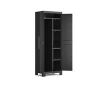 Armario escobero detroit 182x65x45 para uso interior negro