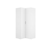 Armario esquinero emax 2 puertas blanco 203,5x95x97 cm