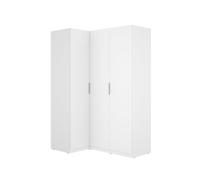 Armario esquinero emax 3 puertas blanco 203,5x142,4x95 cm