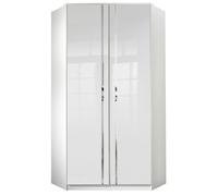 Armario Esquinero Trio Armario 95x95cm Blanco Brillante 2 Puertas