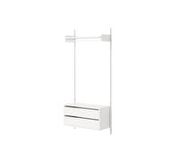 Armario Estante 1 Librería Con Cajones Blanco