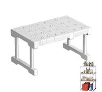 Armario extensible - perchero apilable perchero perchero ajustable | detalle de elemento que ahorra espacio, ventaja en la organización en la entrada, uso en la cocina,